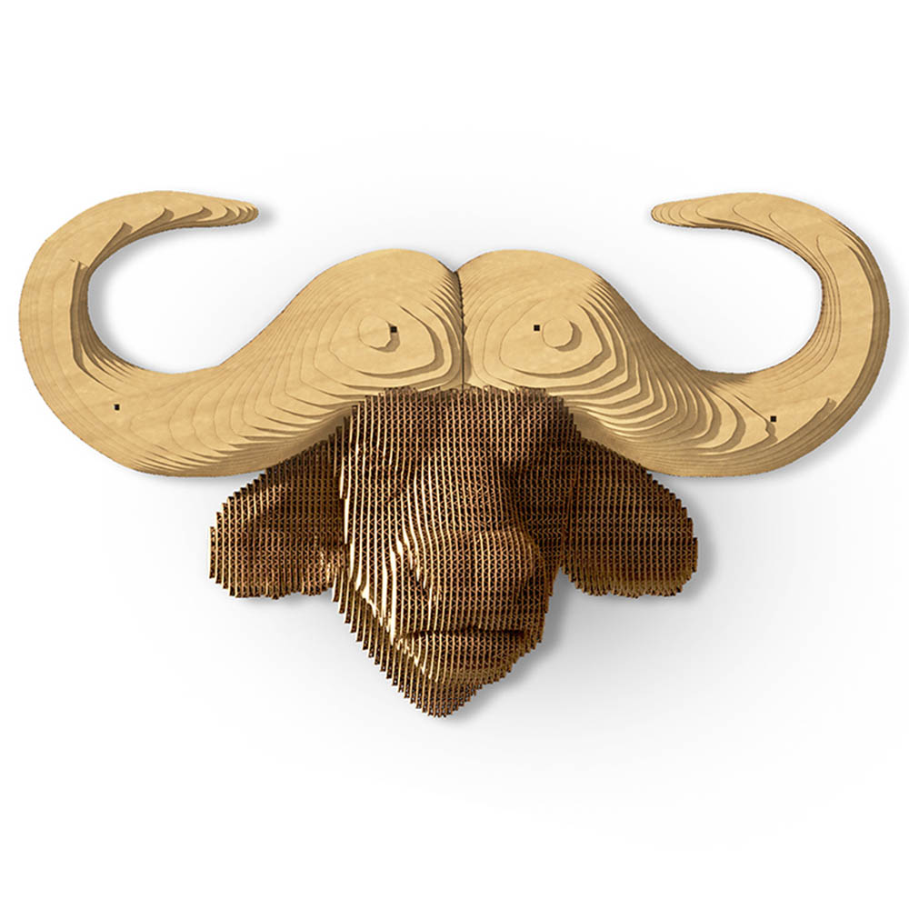 Cartonic - 3D Cardboard Wall Puzzle - Buffalo - 160pcs