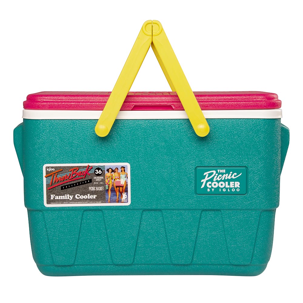 Igloo - Retro Lunch Picnic Basket Cooler - Jade - 23 L