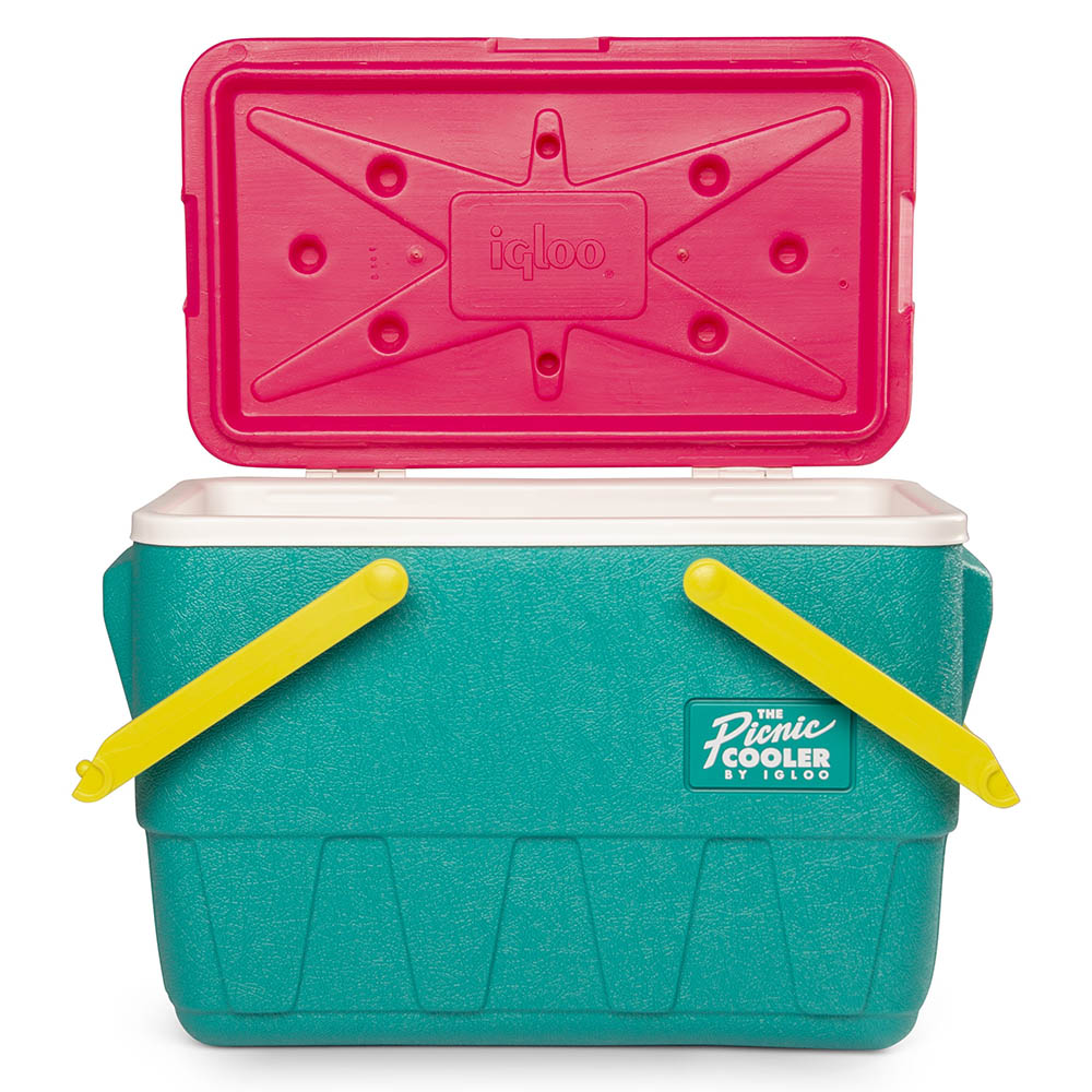 Igloo - Retro Lunch Picnic Basket Cooler - Jade - 23 L