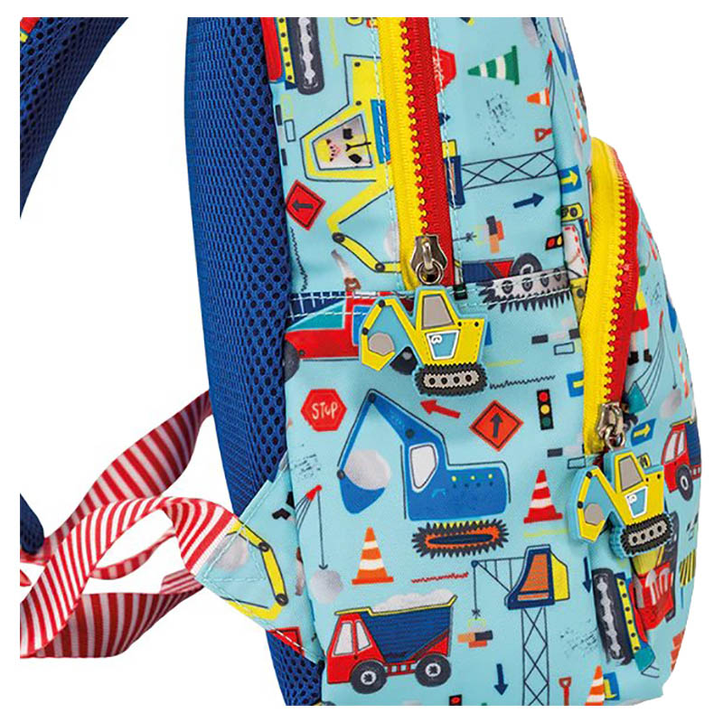 Floss & Rock - School Backpack - Construction - 11.81-Inch/30cm