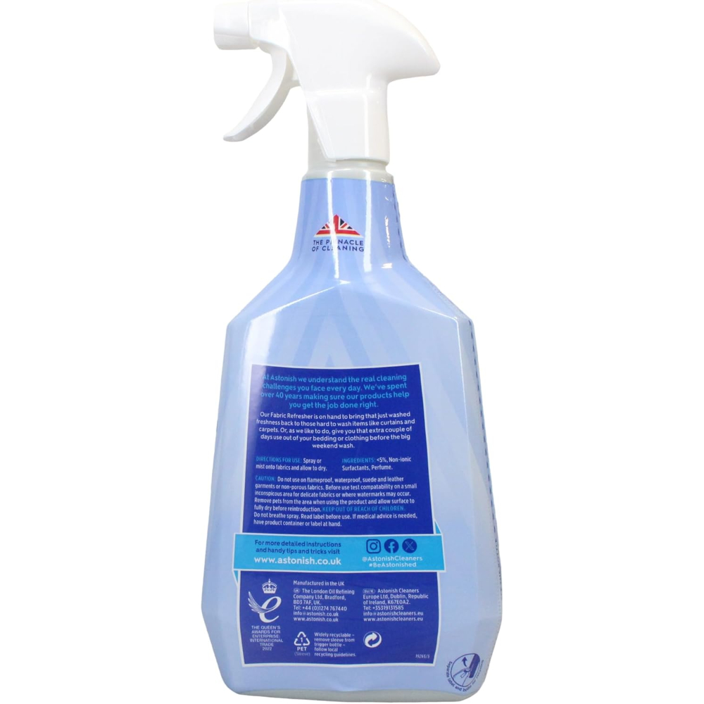 Astonish - White Flowers Fabric Refresher 750ml