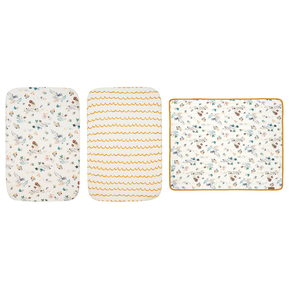 Tutti Bambini - Bedside Crib Bedding Starter Pack - Our Planet - 3pcs