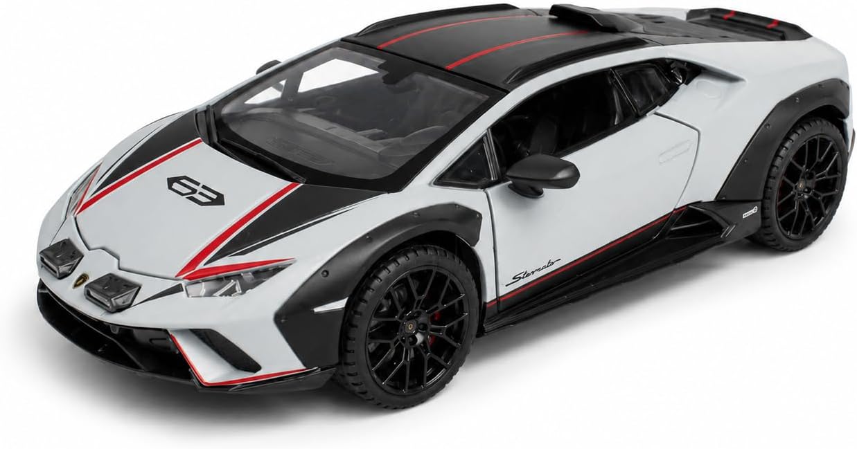 HMB - Lamborghini Huracan Sterrato 1:24 Die-Cast Model Car - Gray