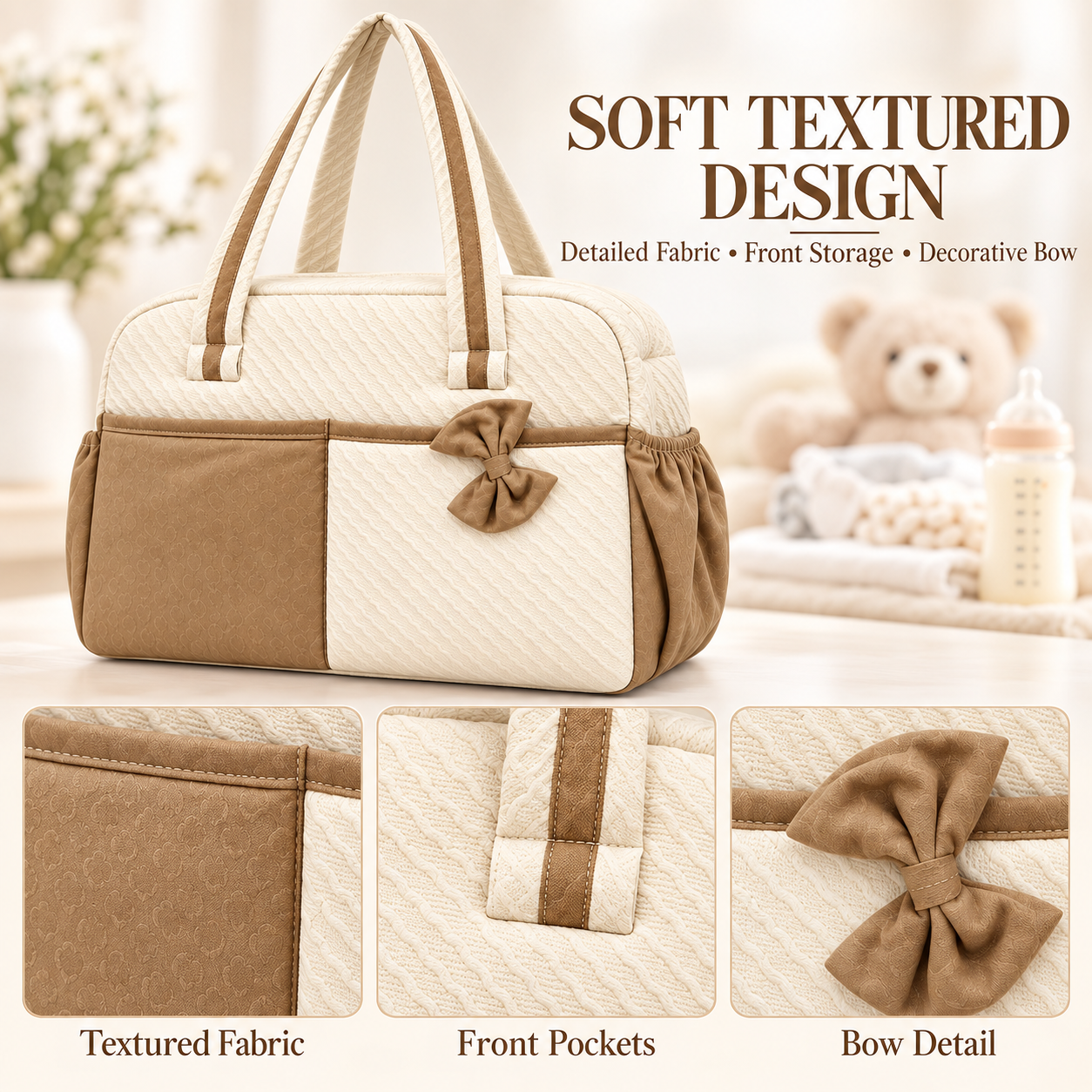 Little Beginnings Mommy Bag with Dual Handles