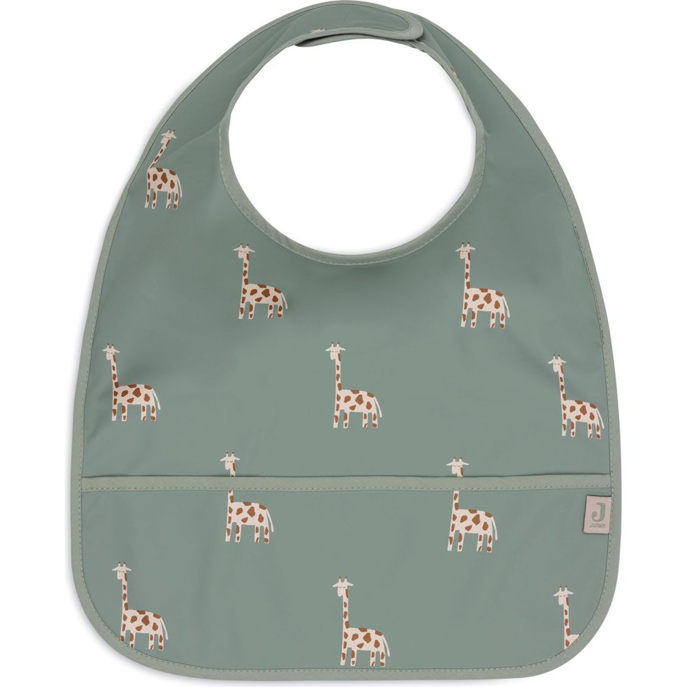Jollein Baby Waterproof Bibs - Jungle Jumbo - 2 Pc Set