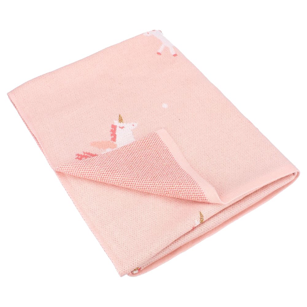 Kidzroom - Kids Blanket - Stella The Unicorn - Pink