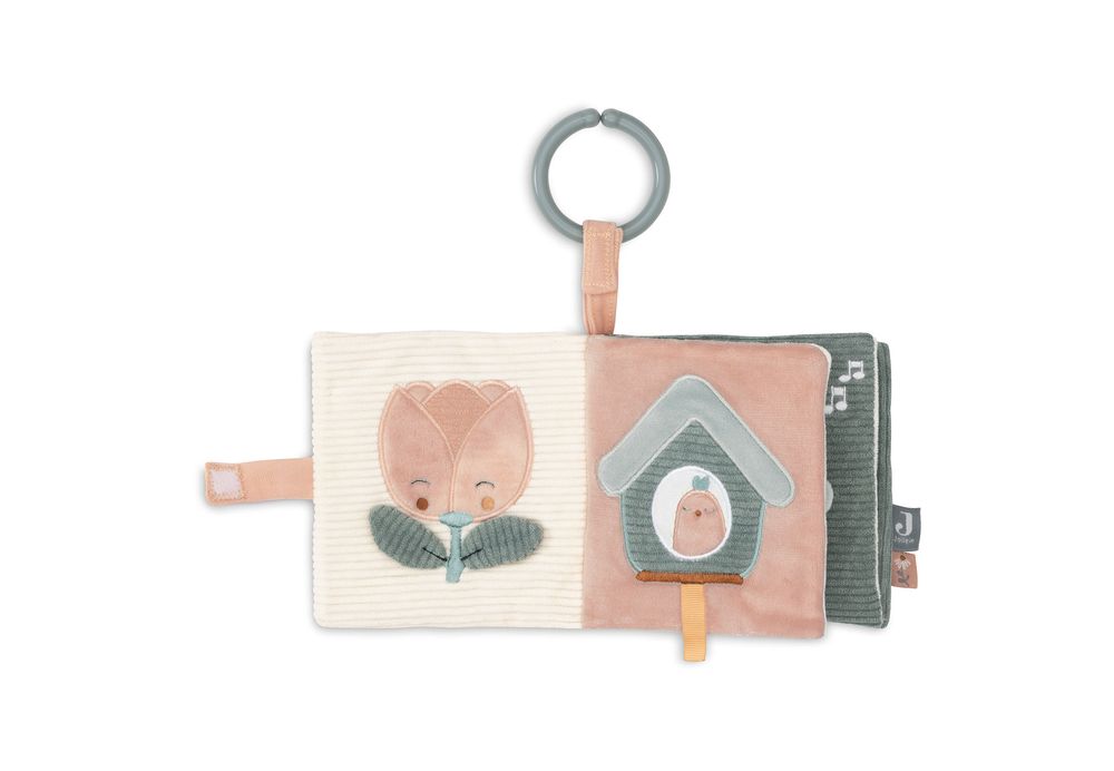 Jollein - Soft Activity Book Lovely Birds - Pink