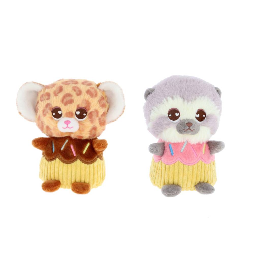 Keel Toys - Motsu Novelty Mini Cupcakes Plush Toy - 12cm - Style May Vary - 1 Pc