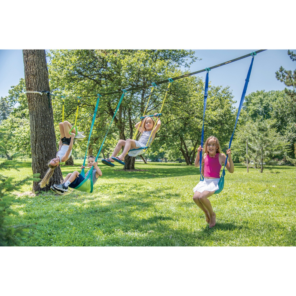 Hape - Gymnastics Line Swing Set - Multicolor - 36 ft