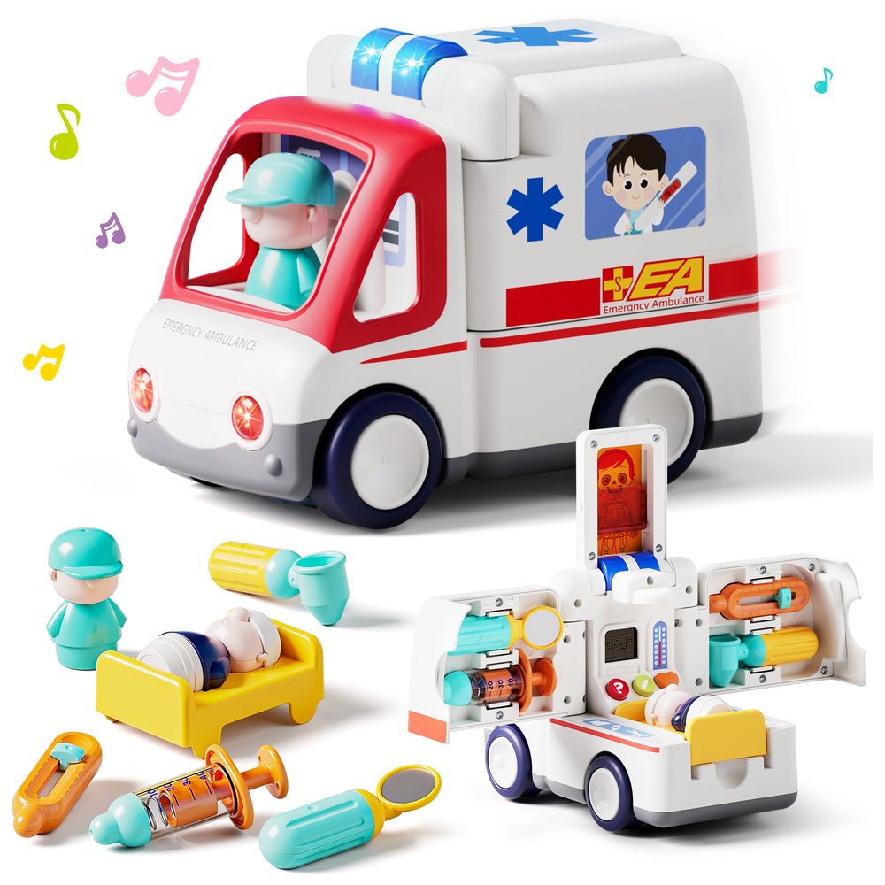 Hola - Toy Ambulance With Lights, Sounds And Medical Tools