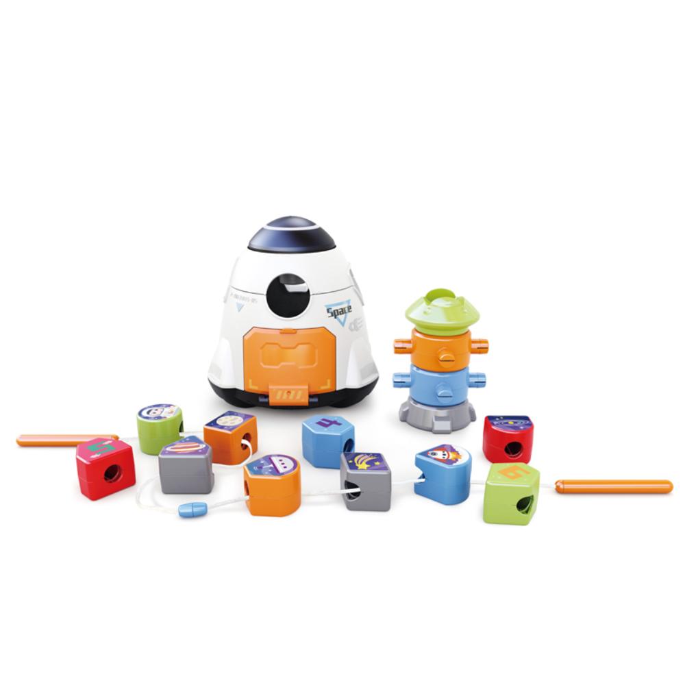 Hola - Magic Toy Spaceship Shape Sorter Building Set - Multicolor