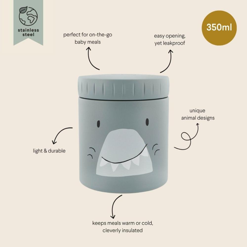 Trixie - Double Wall Insulated Food Jar - 350ml - Mr. Shark