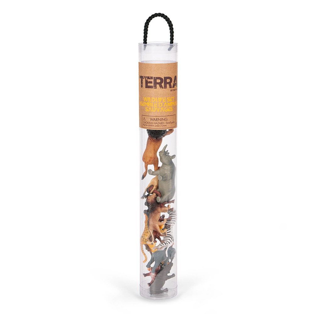 Terra - Wildlife Animals Playset - 12pcs