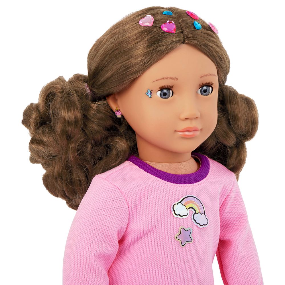 Our Generation - Finley Activity Doll With Sticker Book & Outfit - Multicolor