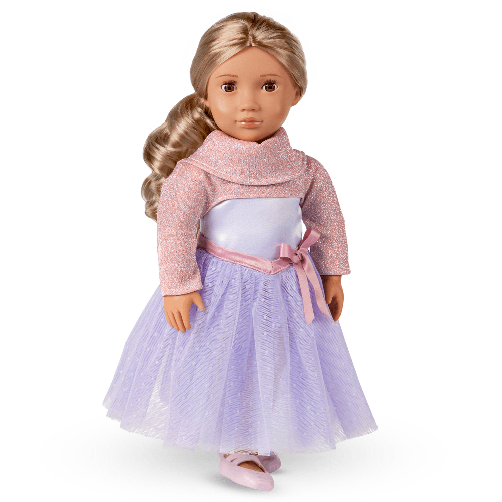Our Generation - Jillie Fashion Doll With Ballerina Dress & Sweater - Multicolor