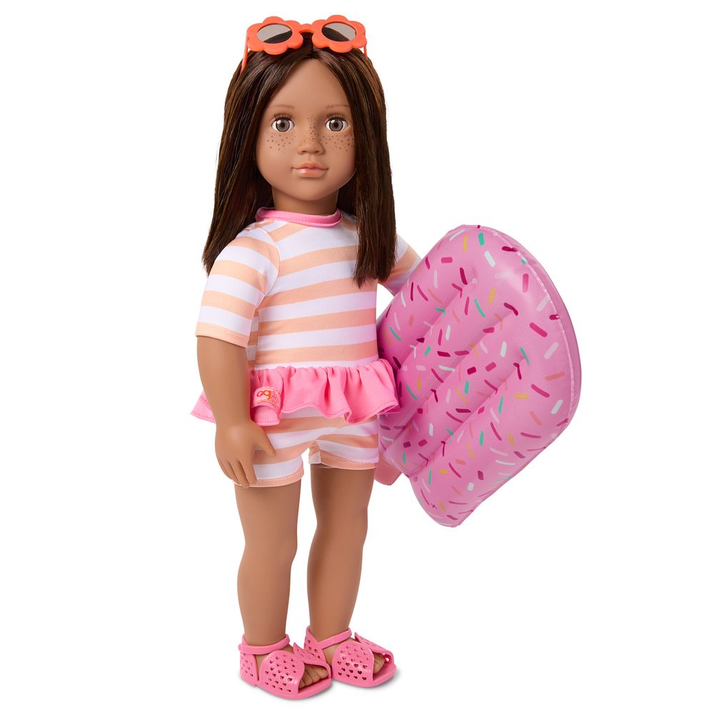 Our Generation - Helena Fashion Doll With Bathing Suit - Multicolor