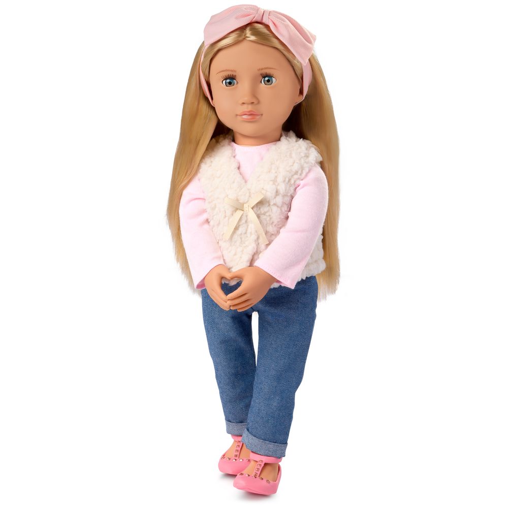 Our Generation - Emmie Fashion Doll With Glam Fur Vest - Multicolor