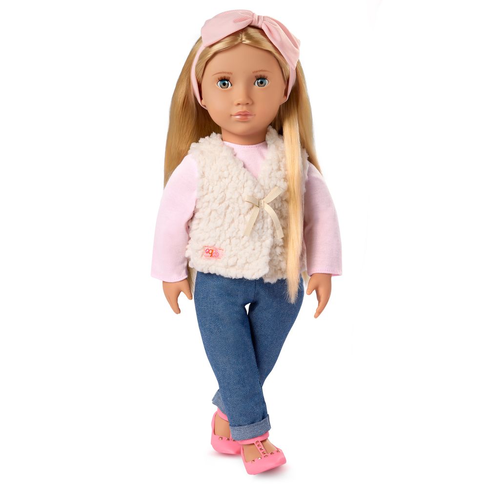 Our Generation - Emmie Fashion Doll With Glam Fur Vest - Multicolor