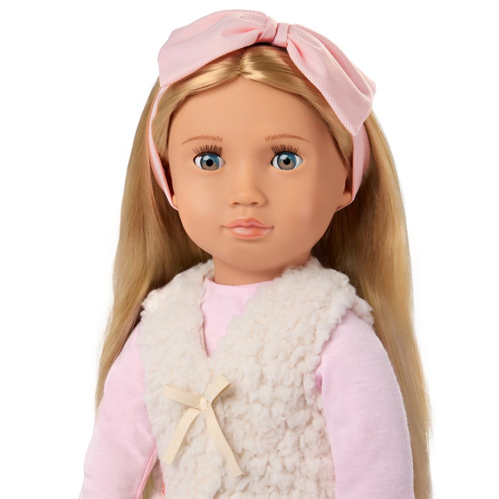 Our Generation - Emmie Fashion Doll With Glam Fur Vest - Multicolor