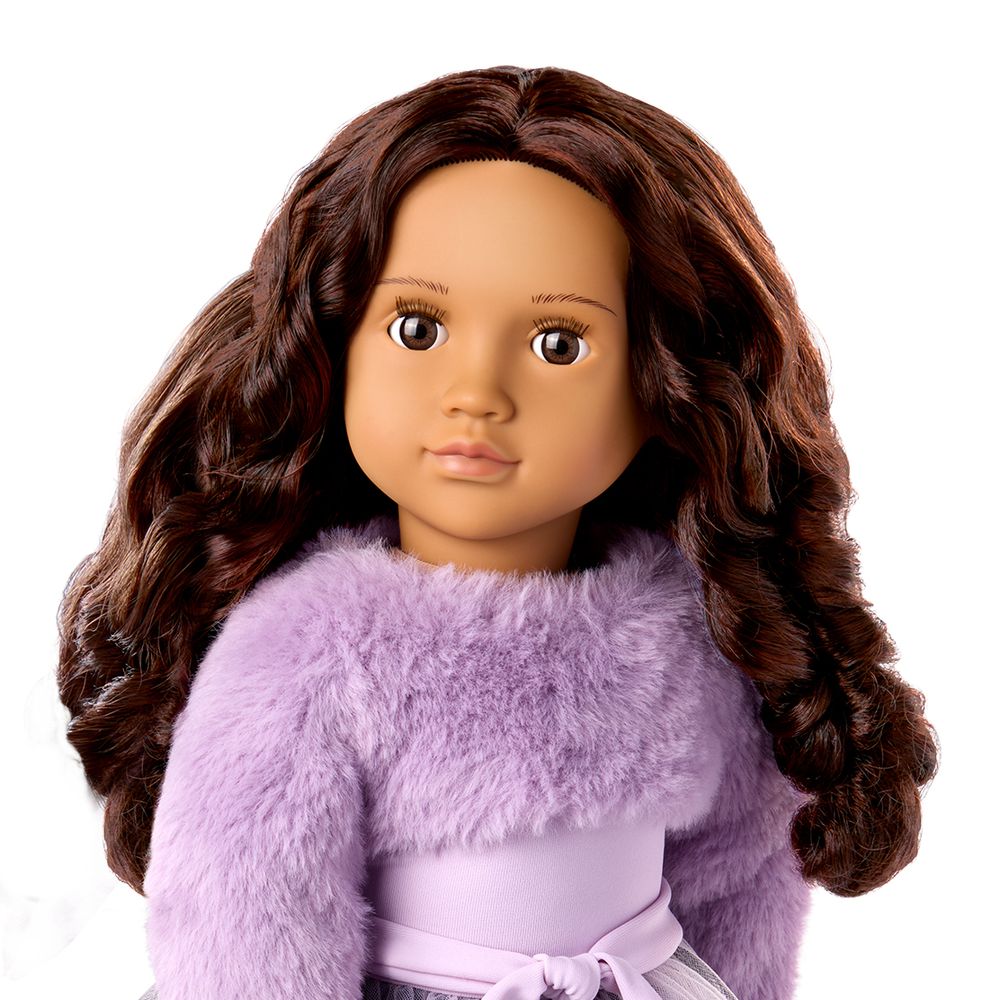 Our Generation - Jovanna Ballerina Fashion Doll With Fur Shrug - Purple