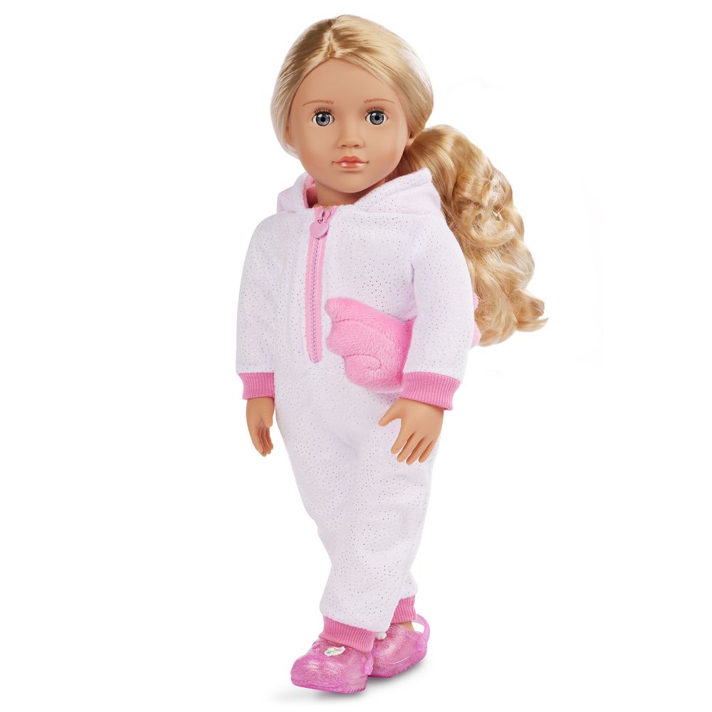 Our Generation - Lilian Fashion Doll With Unicorn Pyjama Playset - Multicolor - 46 cm