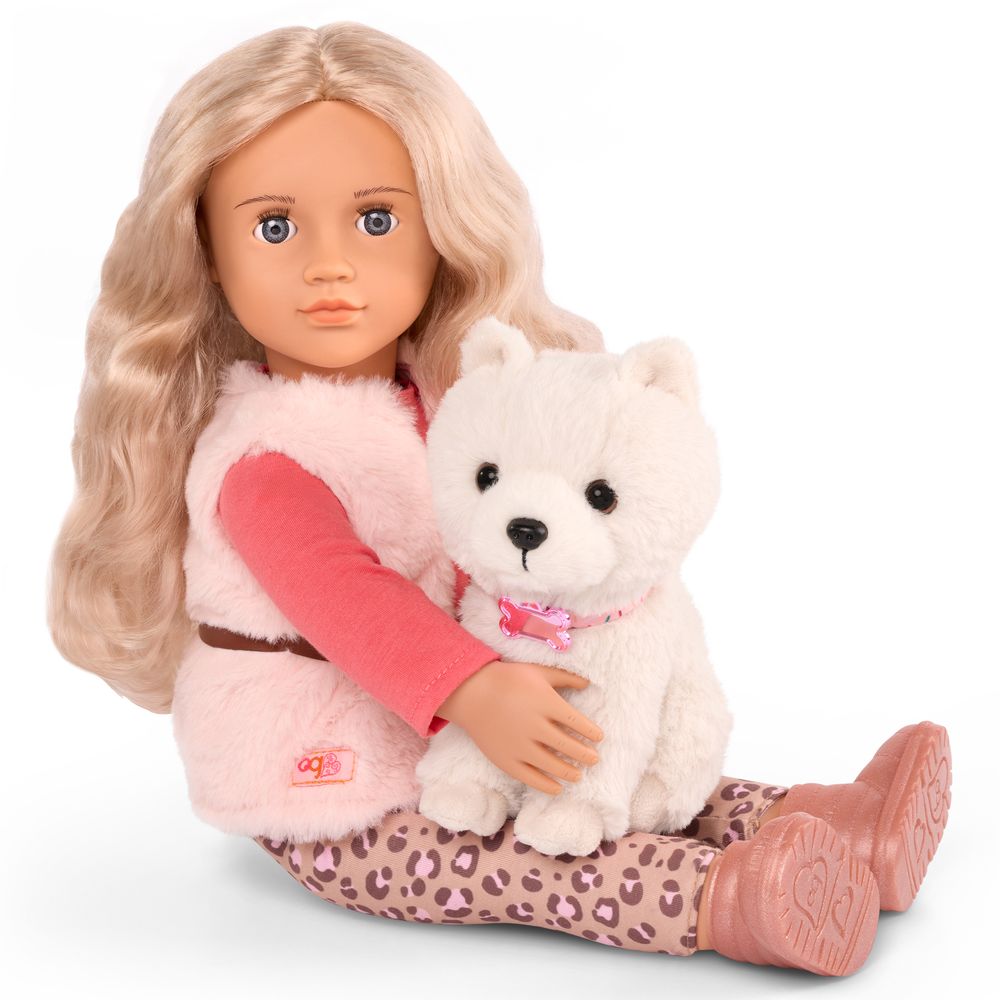 Our Generation - Kinsley Fashion Doll With Kenzi Shih Tzu Pup Playset - Multicolor