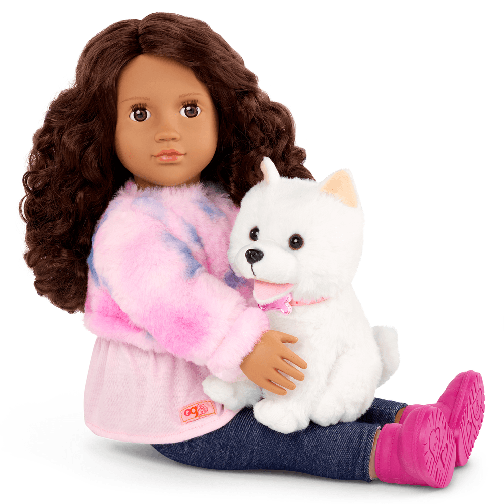 Our Generation - Ines Fashion Doll With Jojo Pomeranian Pup Playset - Multicolor