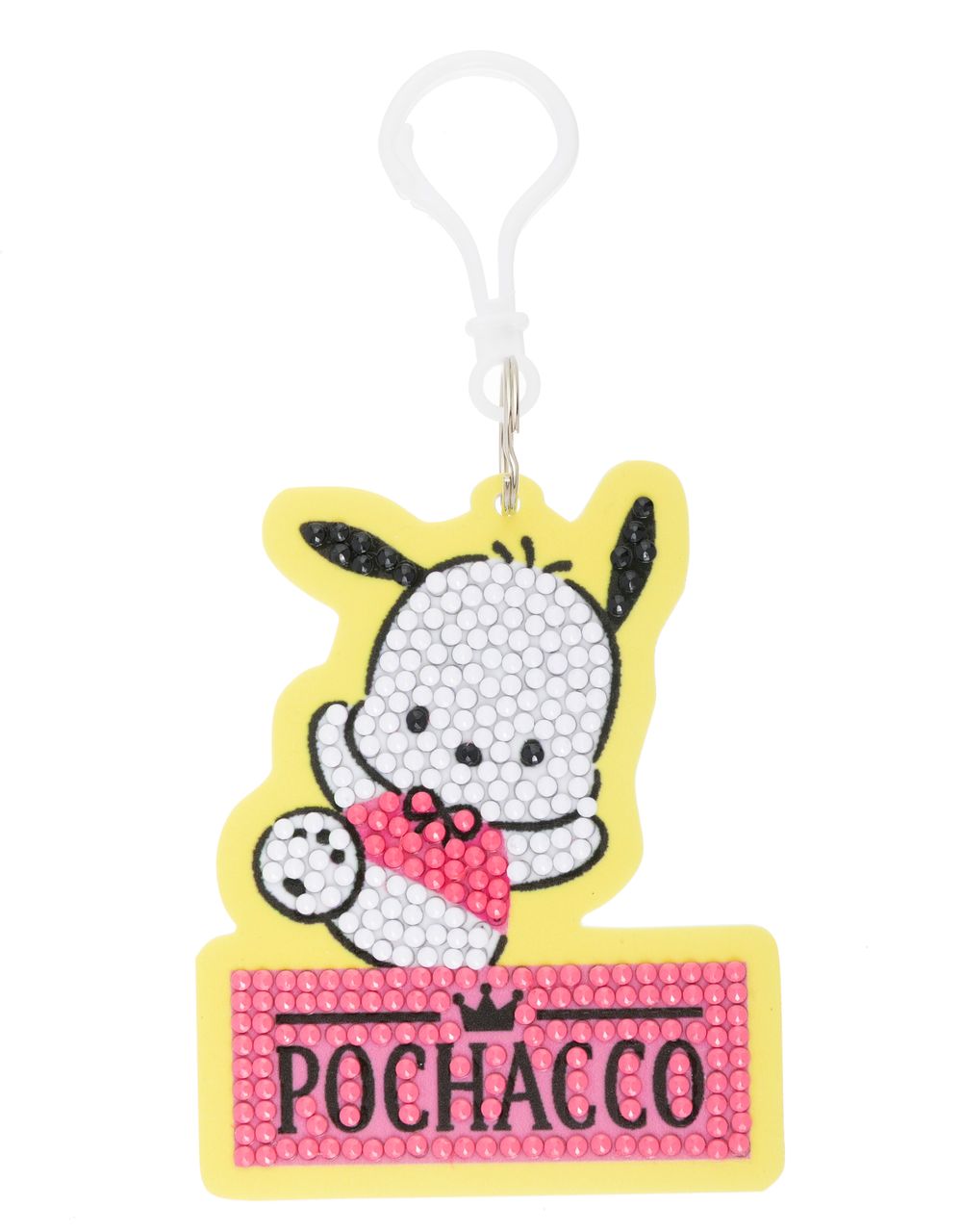 Craft Buddy - Pochacco Crystal Art Bag Charm - 10 cm