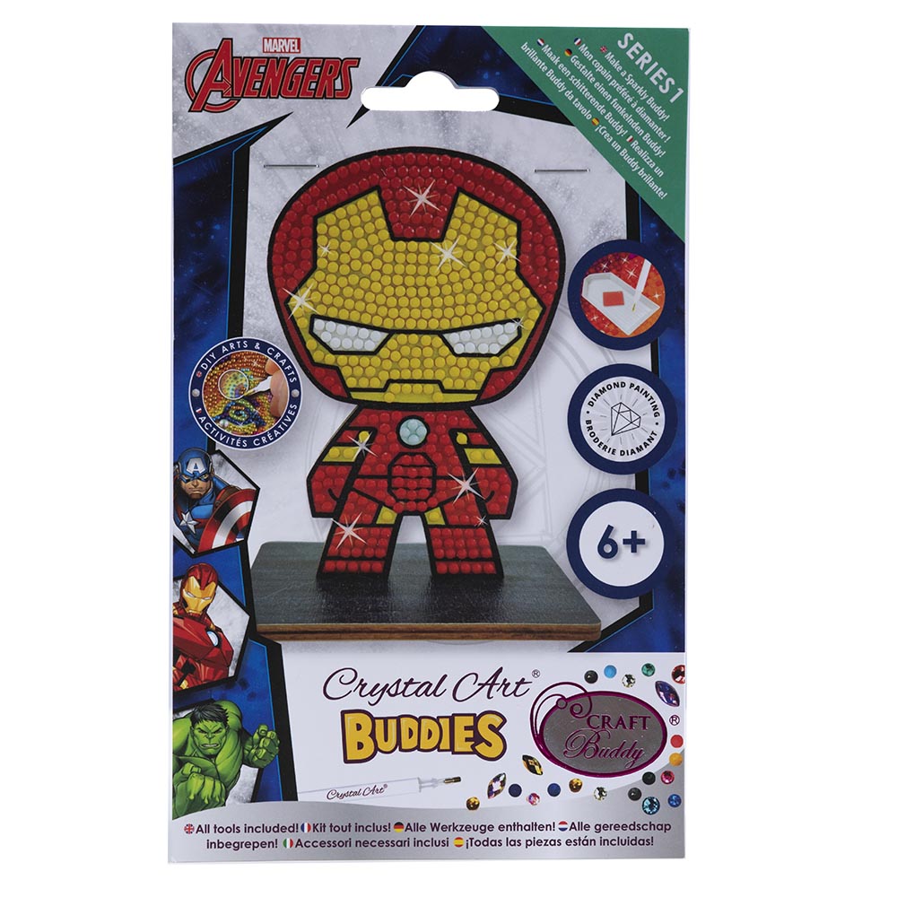 Craft Buddy - Crystal Art Buddy - Ironman - 11 cm