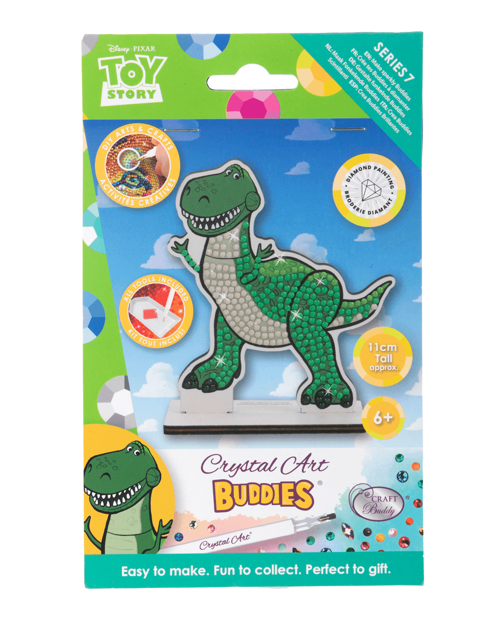 Craft Buddy - Rex Crystal Art Buddy - 11 cm