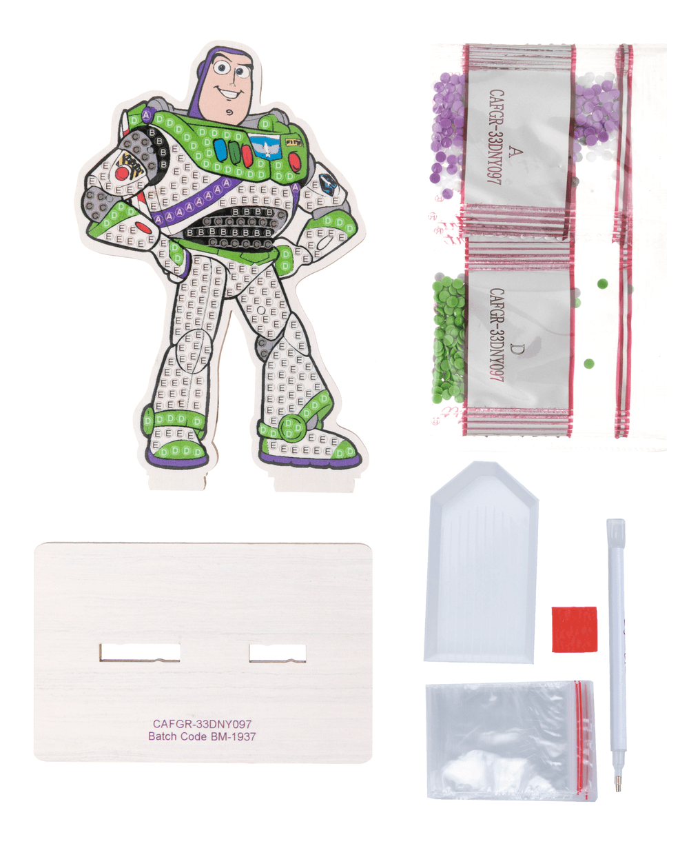 Craft Buddy - Buzz Lightyear Crystal Art Buddy - 11 cm