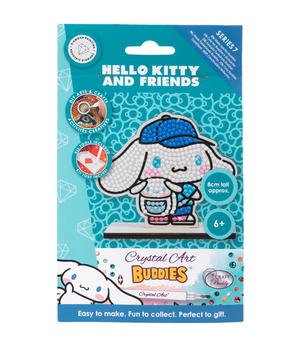 Craft Buddy - Cinnamoroll Crystal Art Buddy - 8 cm