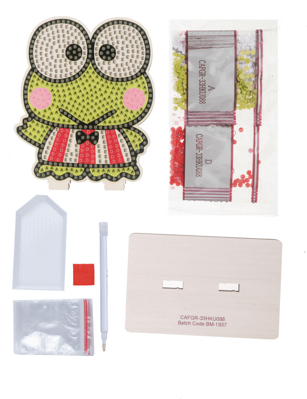 Craft Buddy - Kero Kero Keroppi Crystal Art Buddy - 10 cm