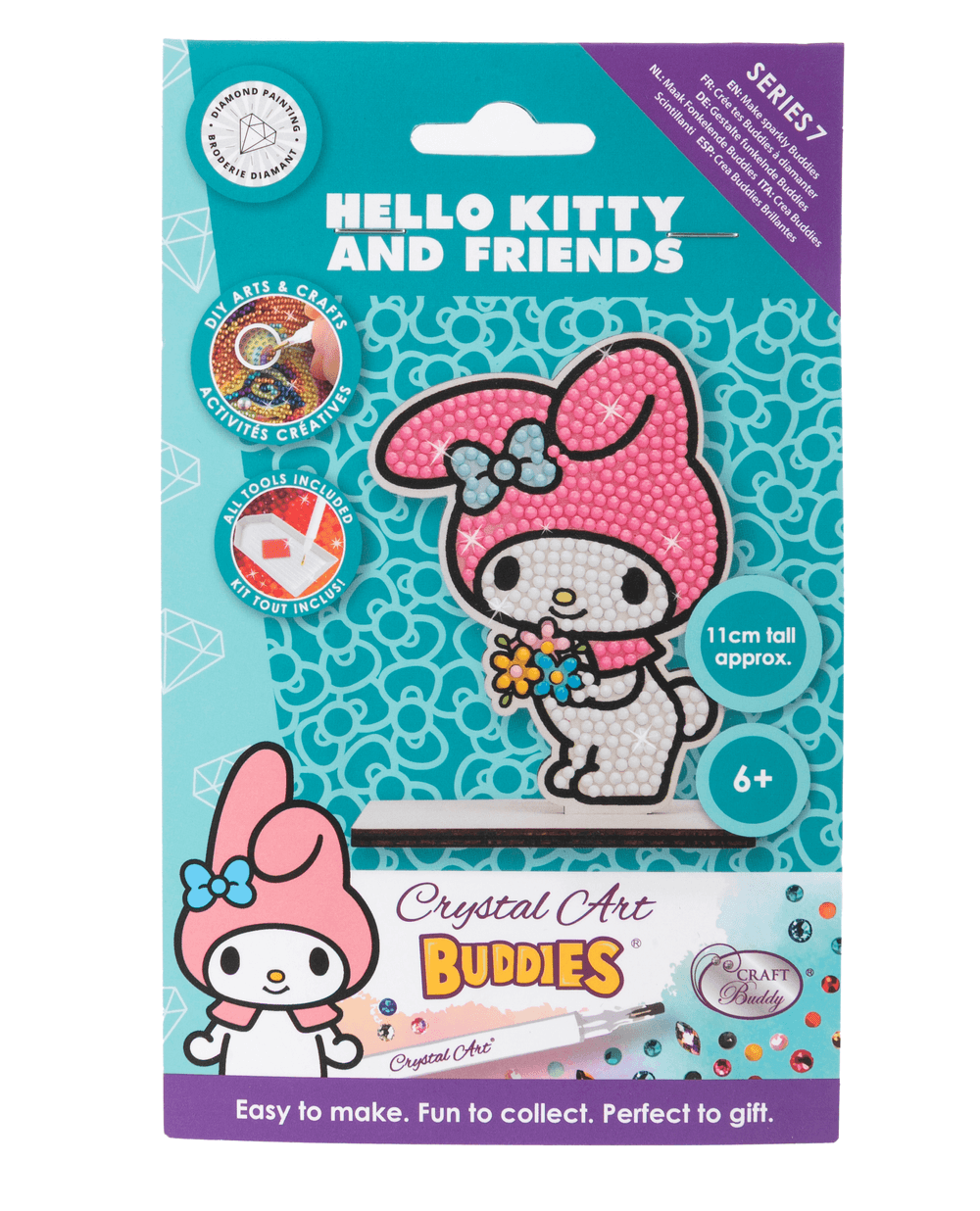Craft Buddy - My Melody Crystal Art Buddy - 11 cm