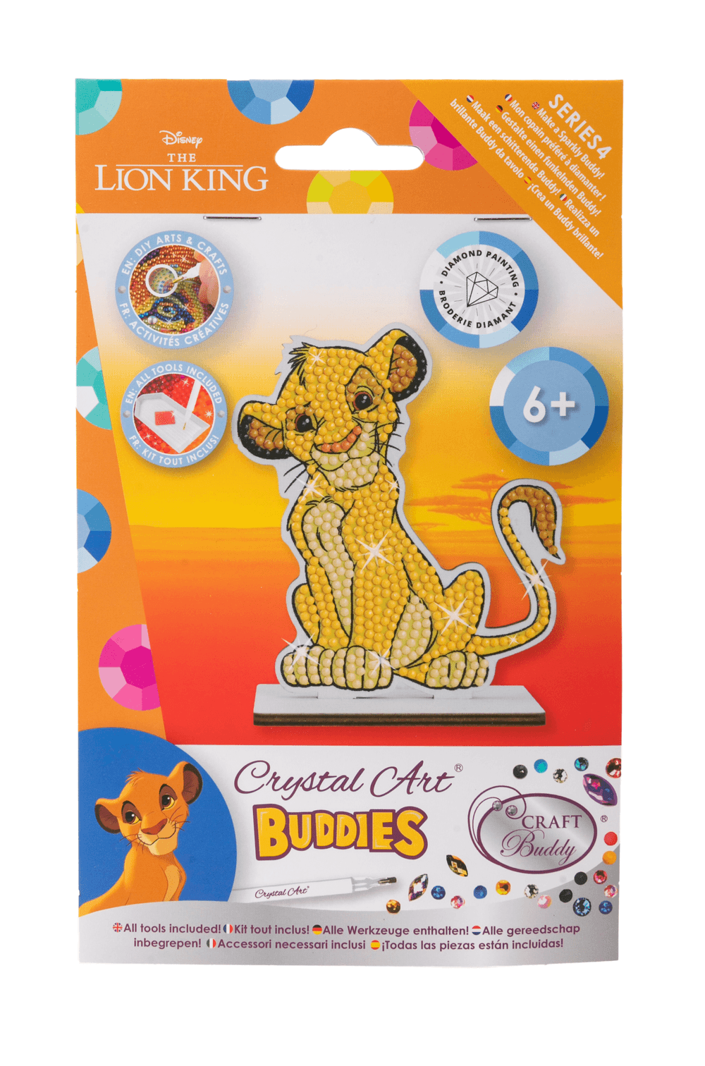 Craft Buddy - Simba Crystal Art Buddy - 11 cm