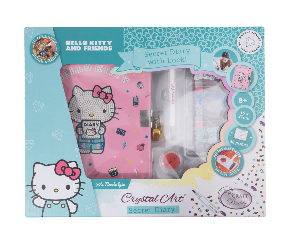 Craft Buddy - Hello Kitty & Friends Secret Diary Set - Pink