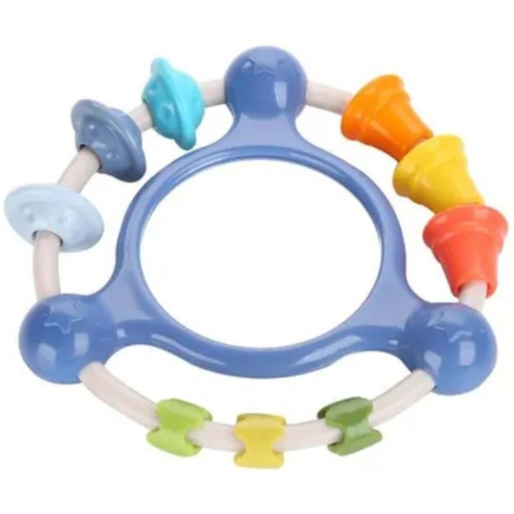 Goodway - Baby Rattle Toy Colorful Beads Spinner - Blue