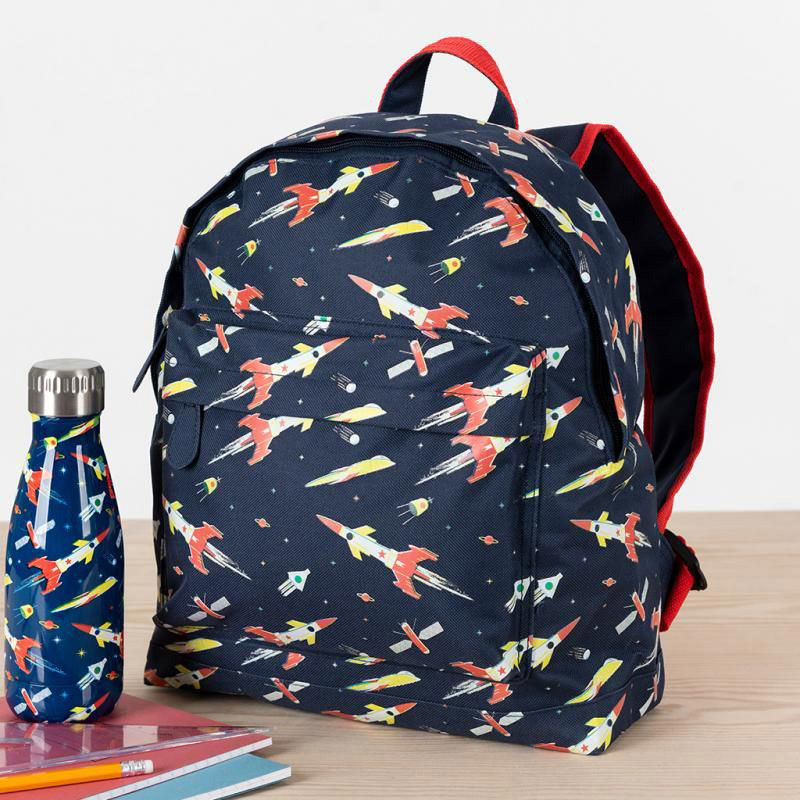 Rex London - Space Age Design Backpack - Red - 14.57-Inch/37.5cm