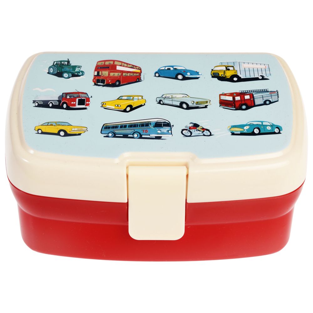 Rex London - 2 Compartment Lunch Box With Tray - Road Trip