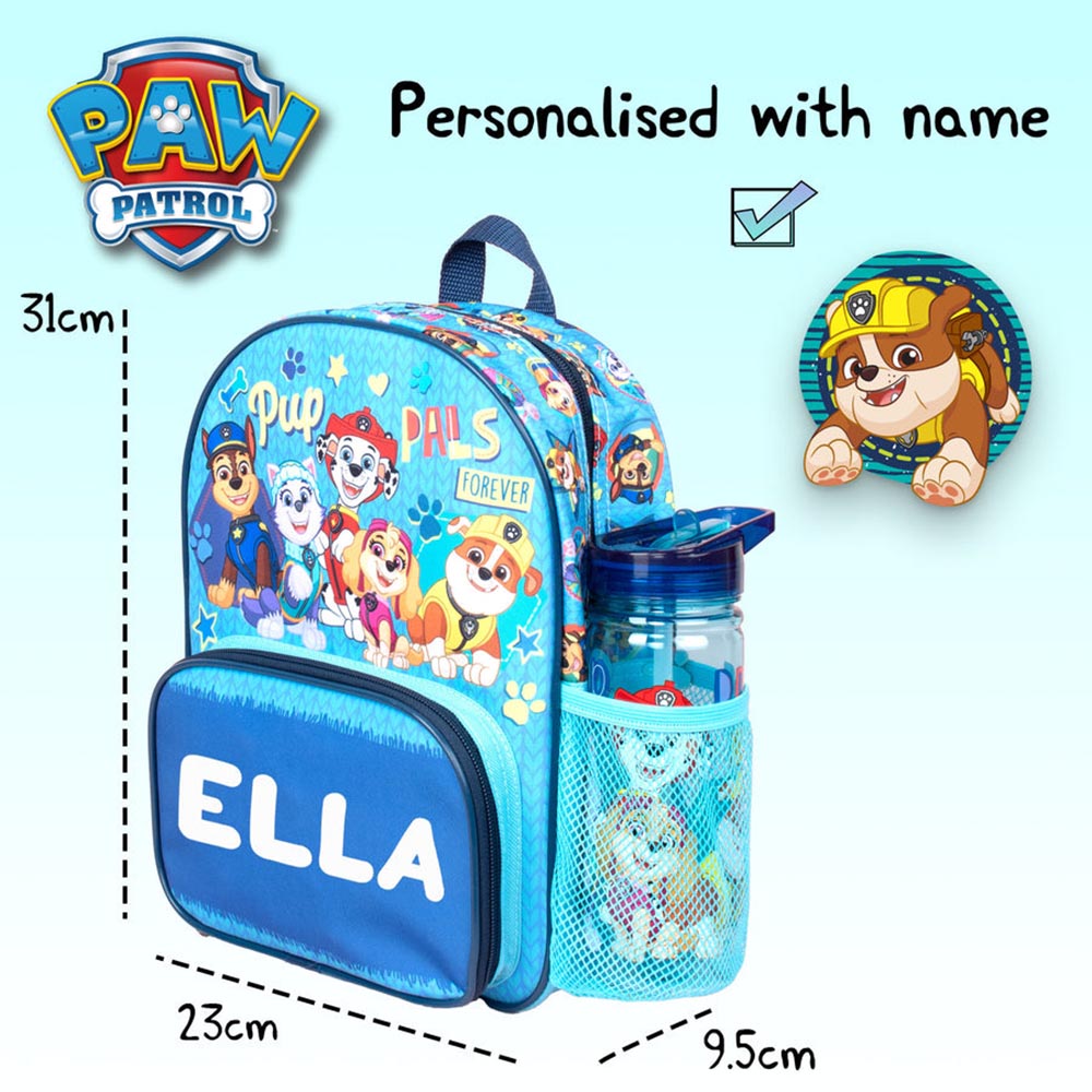 Fringoo - Kids Personalized Backpack - Paw Patrol - 12-Inch/30.5cm
