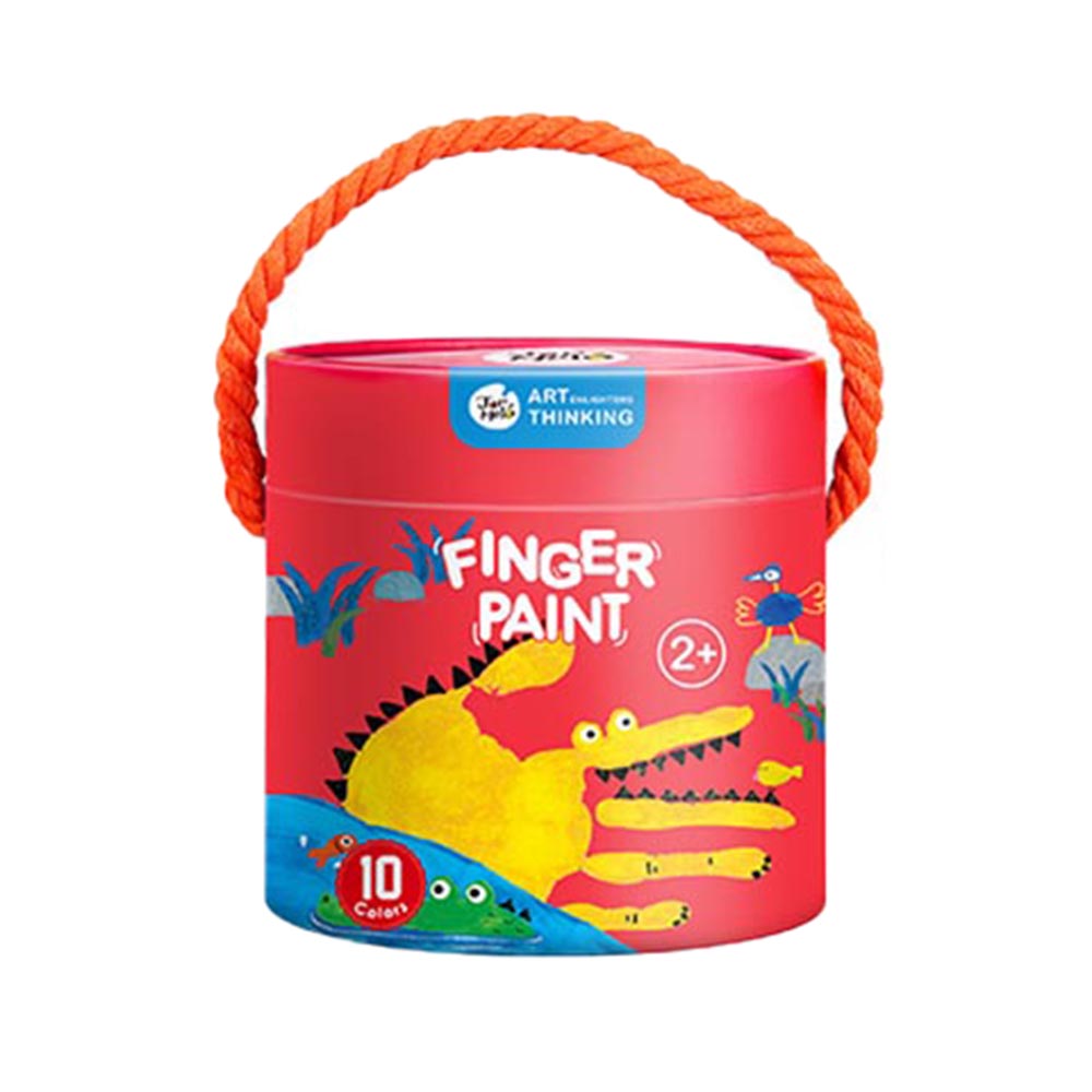 Jar Melo - Finger Paint Colors For Toddlers - 10pcs