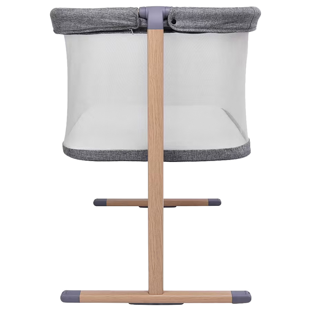 Tutti Bambini ZiZee Rocking Crib - Oak/Charcoal