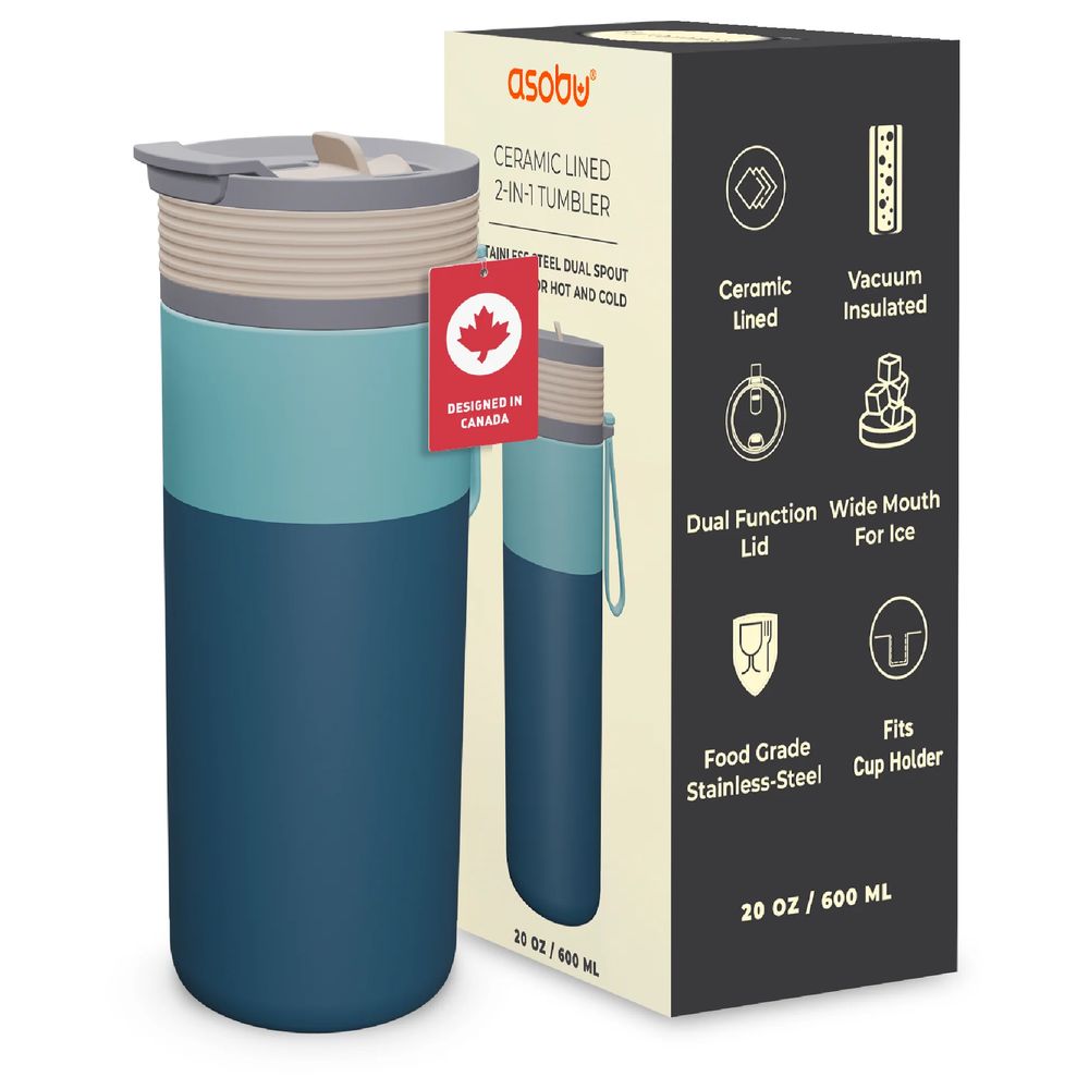 Asobu - Puramic Aspen Stainless Steel Travel Bottle - 600 ml