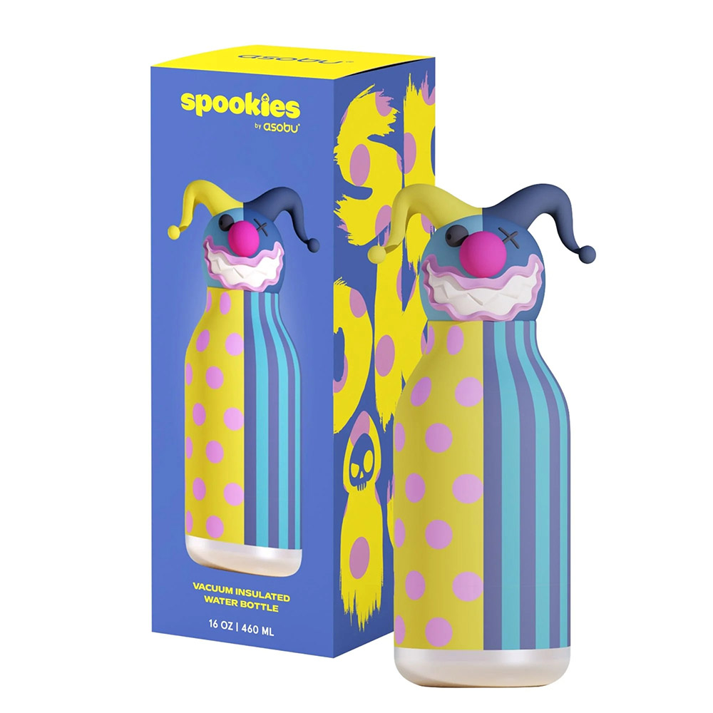 Asobu - Boogey the Clown Spookie Water Bottle - 460 ml