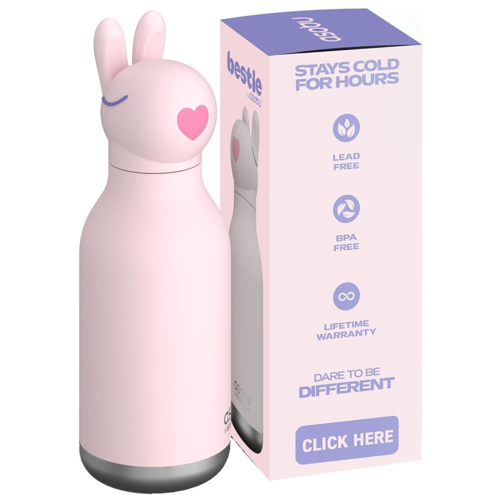 Asobu - Bestie Insulated Water Bottle - Bunny - 460 ml
