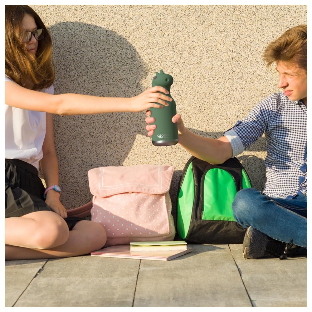 Asobu - Bestie Insulated Water Bottle - Dinosaur - 460 ml