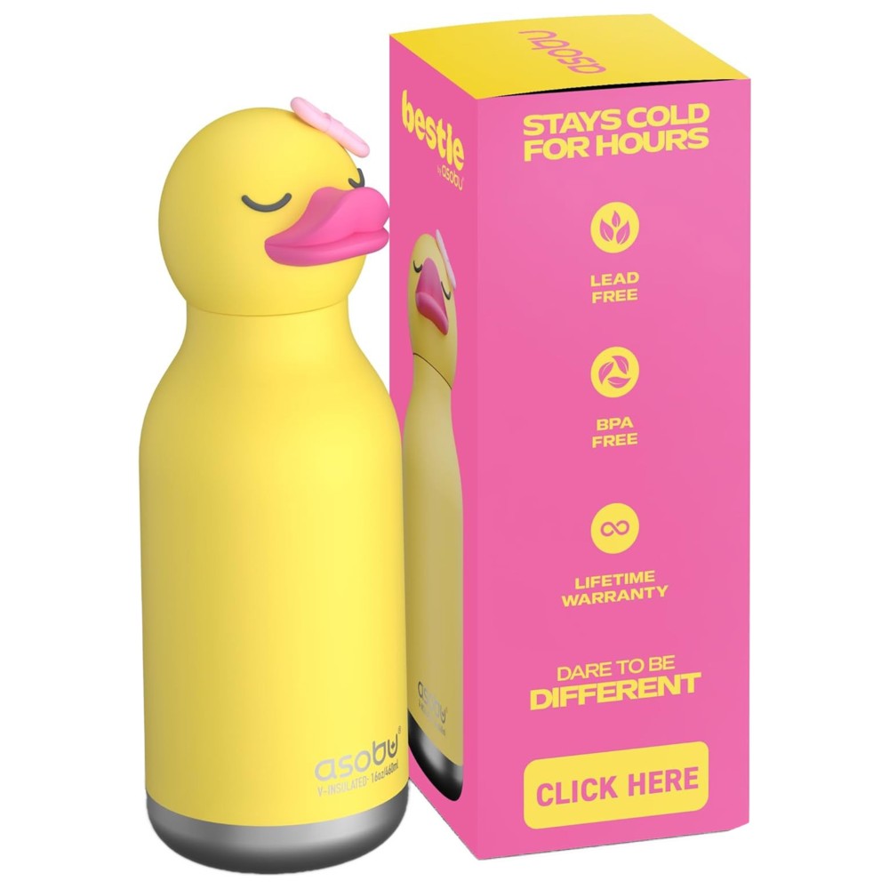 Asobu - Bestie Insulated Water Bottle - Ducky - 460 ml