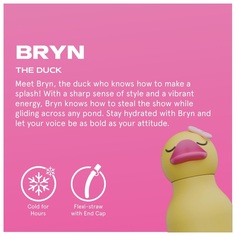 Asobu - Bestie Insulated Water Bottle - Ducky - 460 ml