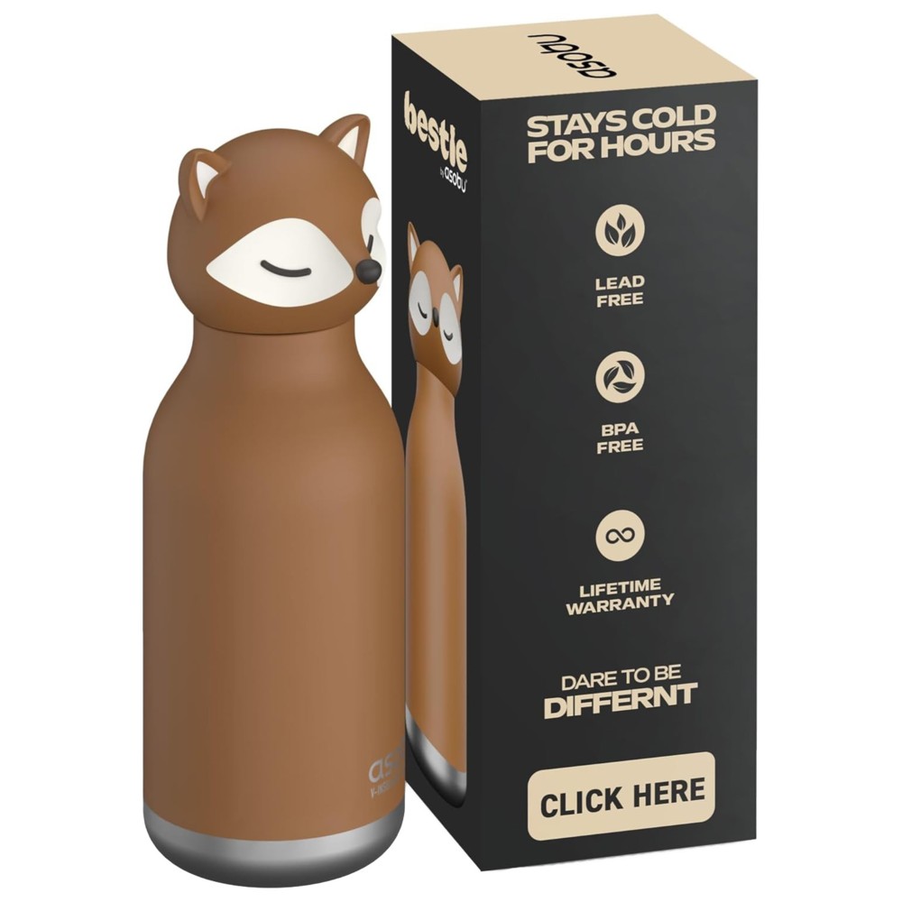 Asobu - Bestie Insulated Water Bottle - Fox - 460 ml