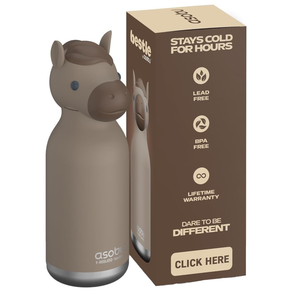 Asobu - Bestie Insulated Water Bottle - Horse - 460 ml